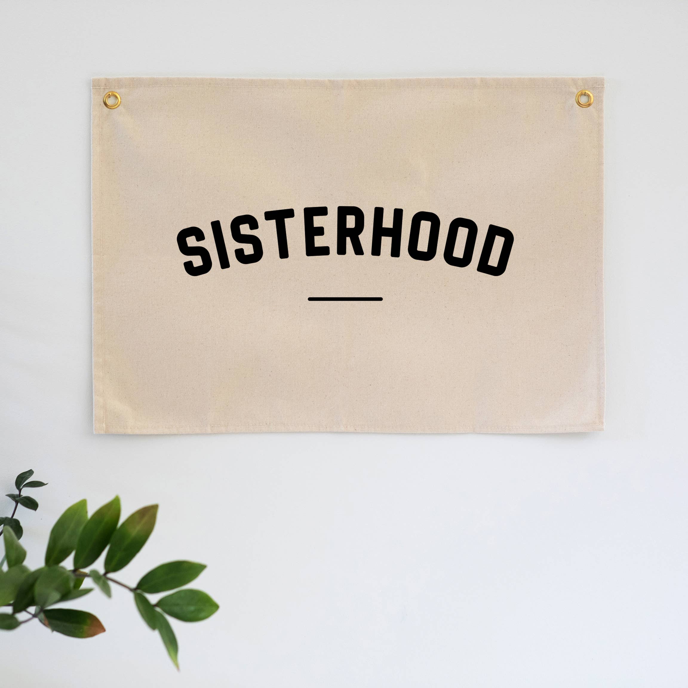 Sisterhood Wall Banner – Hand-Printed in the USA