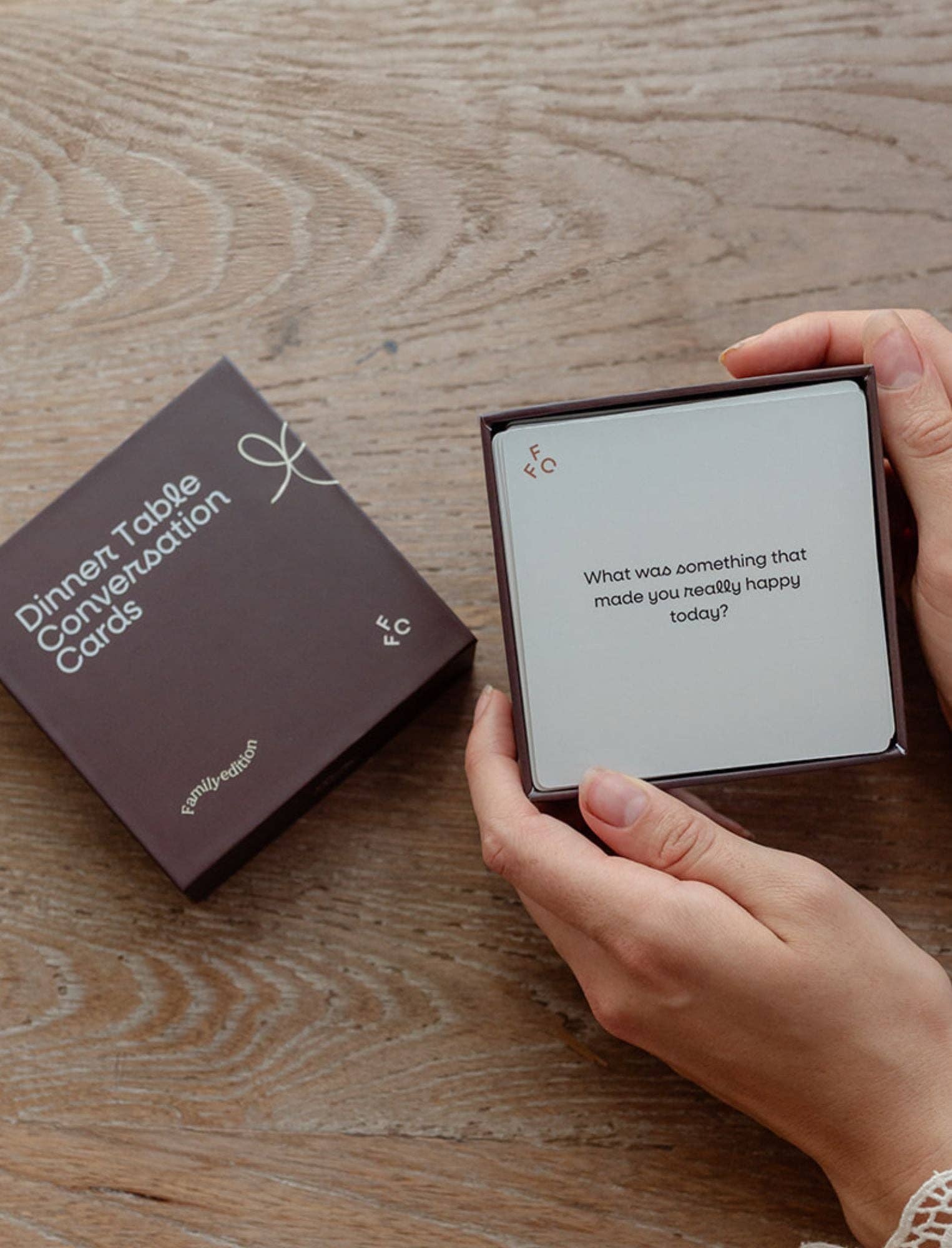 Dinner Table Conversation Cards: Family Edition | Fun Family Connection