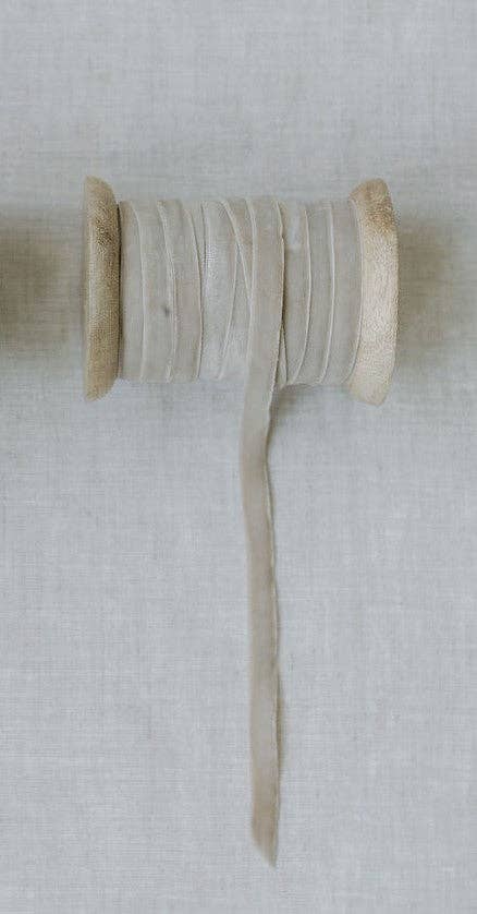 Velvet Ribbon on Wooden Spool | Hand Dyed | 10 Yards