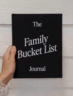 The Family Bucket List Journal | Linen Hardbound Keepsake Journal