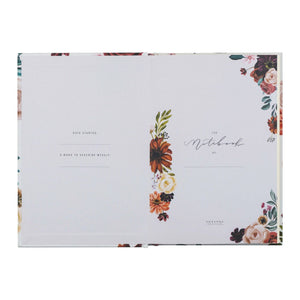 This notebook's jewel-toned design draws inspiration from the striking contrast of the Parque Retiro's rose garden and the white buildings lining Madrid's streets. The cover showcases the beloved hymn "Let Us Love and Sing and Wonder," serving as a beautiful expression and reminder of the glory and dominion of our Lord. Pair with our Madrid Inspired Journaling Bible for the perfect set.
