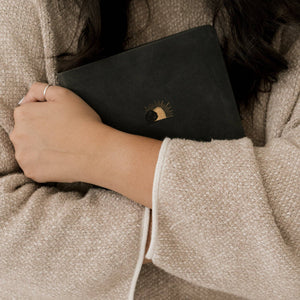 This black Bible is based on the beloved city of Jerusalem in Israel, where history unfolds in the Old and New Testaments and where the last week of Jesus’s life was spent. A gold-foiled design of Jesus’s open tomb is placed on the cover of this Bible, symbolizing his victory over death. The back of the Bible features Matthew 28:6, “He has risen just as he said,” a verse that declares the power and sovereignty of God.