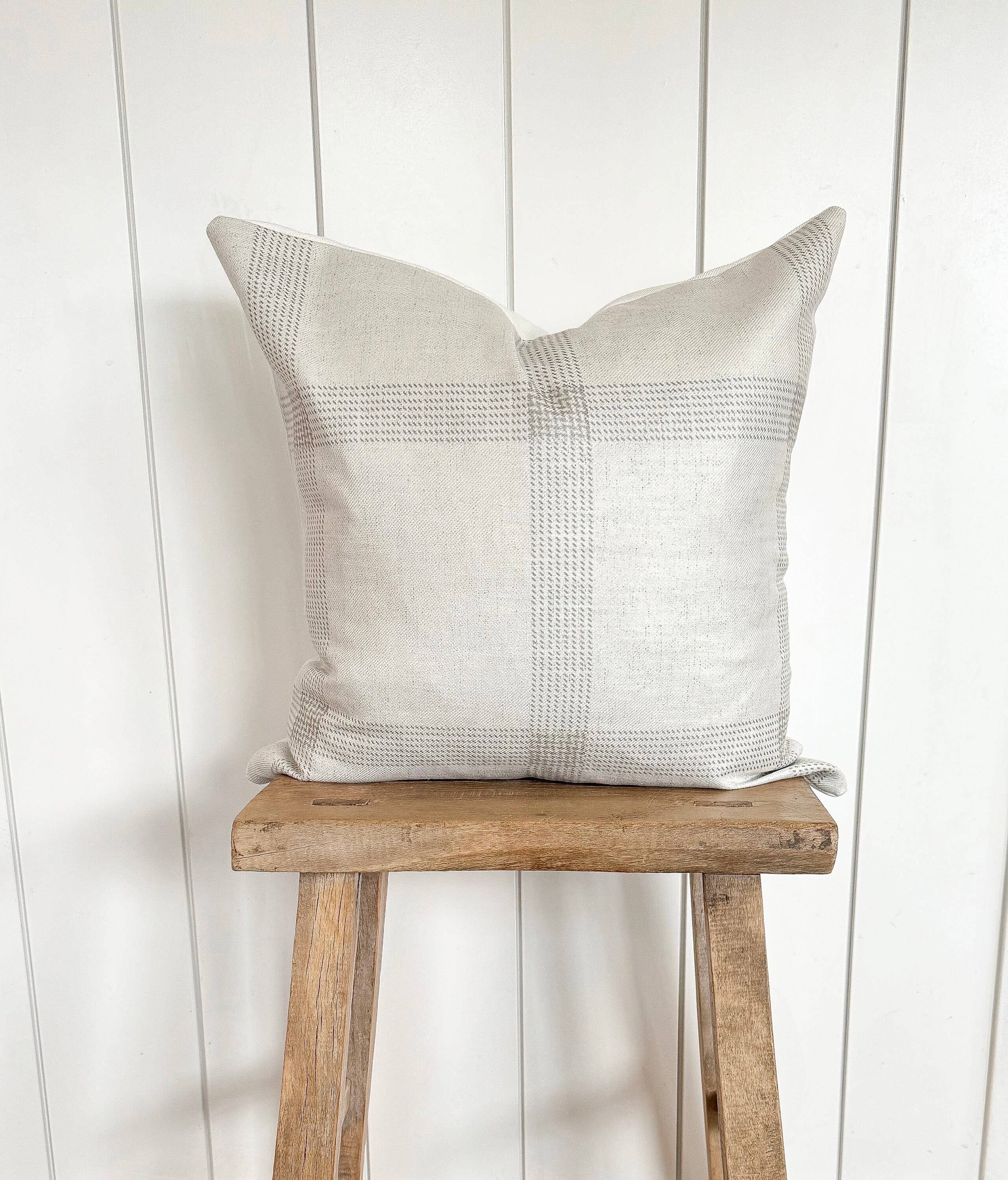 20"x20" neutral pillow cover
