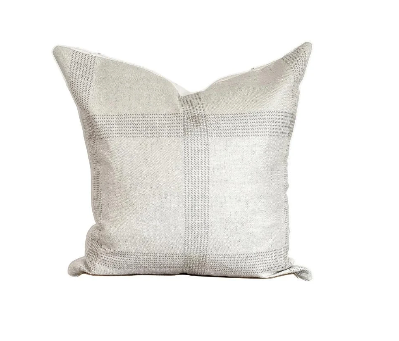Introducing Penny: a stylish, handmade cotton pillow cover with a printed windowpane design in warm gray and tan. Features a hidden zipper and no visible tag for a clean and elegant look.
20"x20"
machine wash/line dry
cotton blend