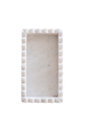 marble catchall tray