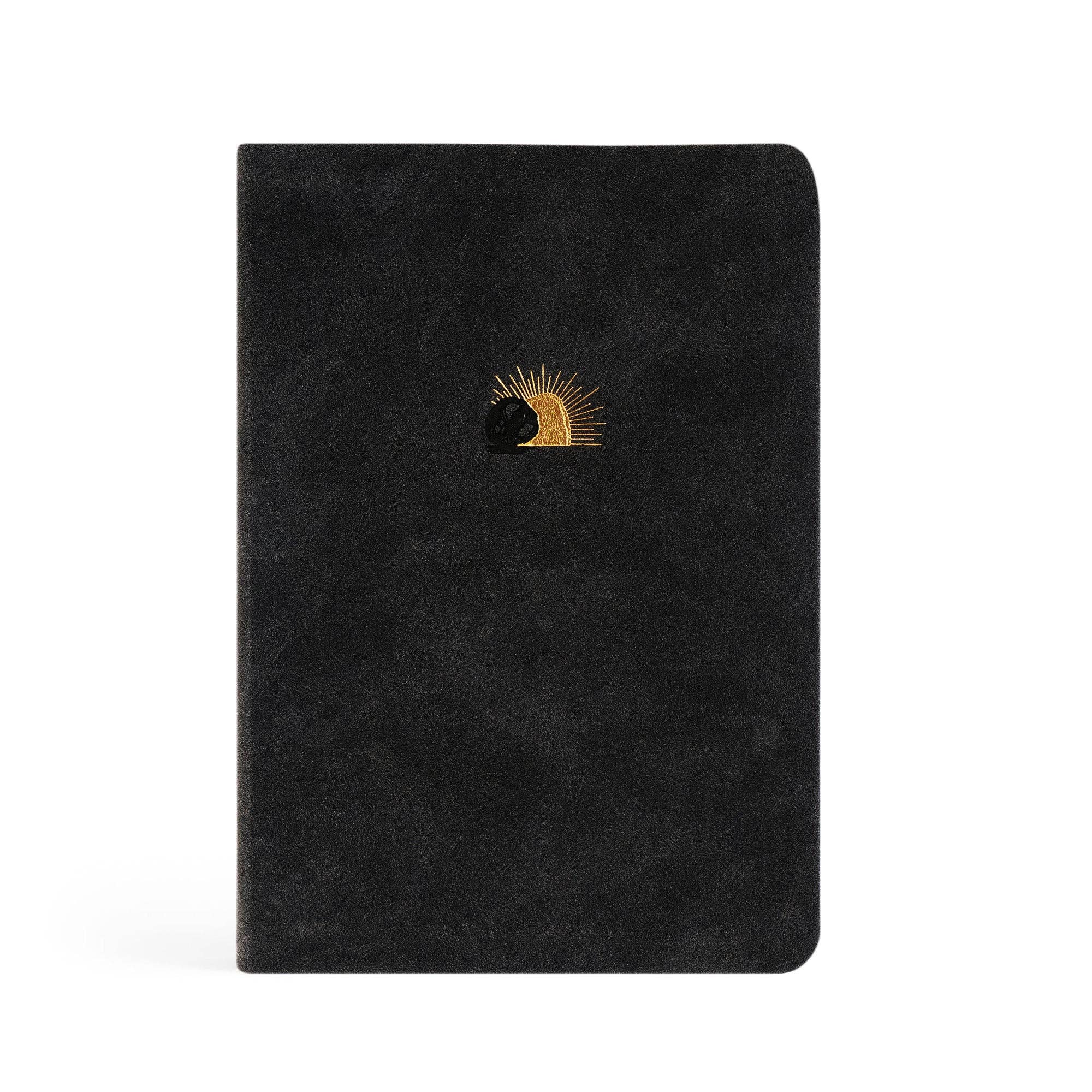 Jerusalem Leather-Like Black Notebook | Softcover Journal