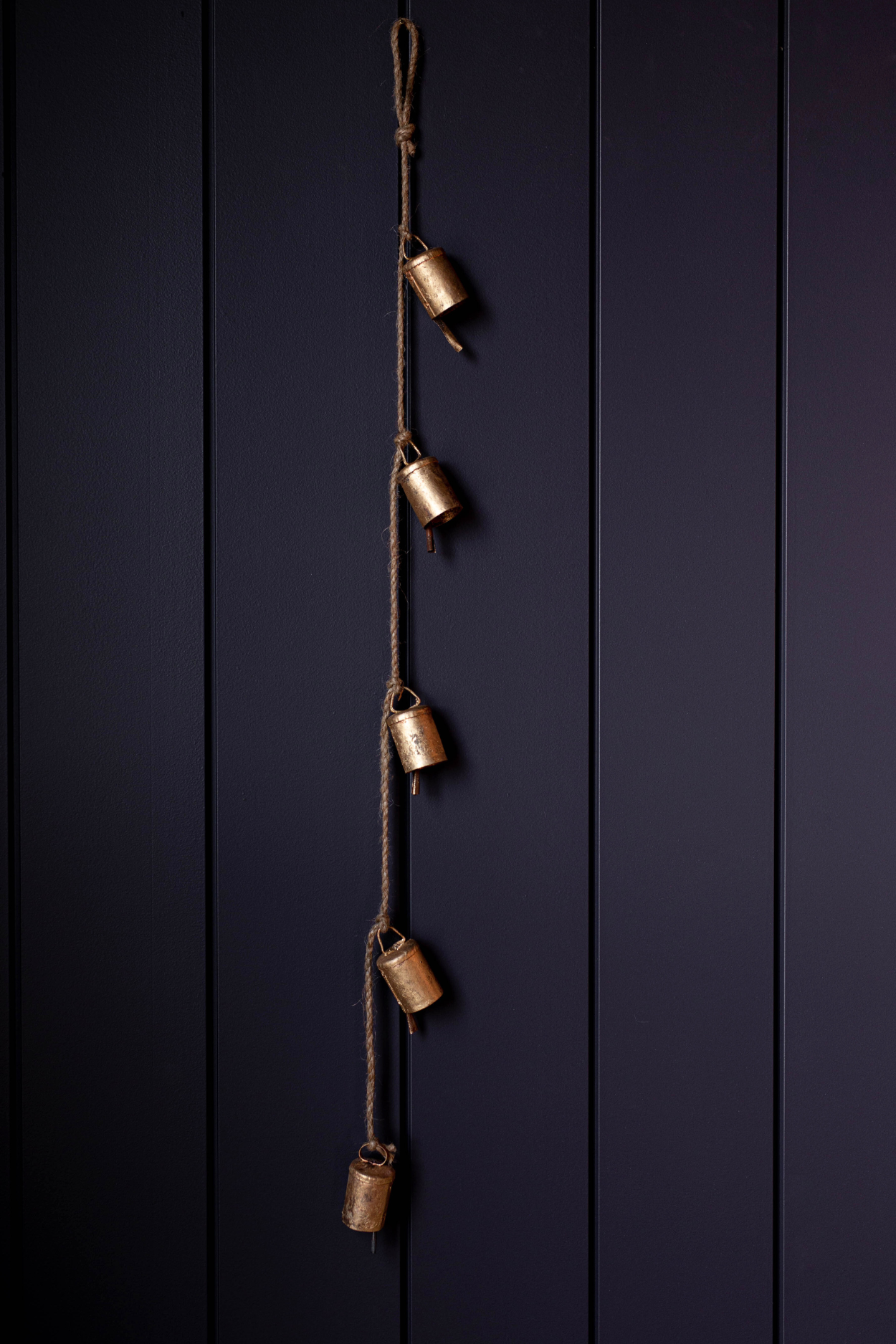 Iron Bell Garland | Barrel Bell Holiday Garland