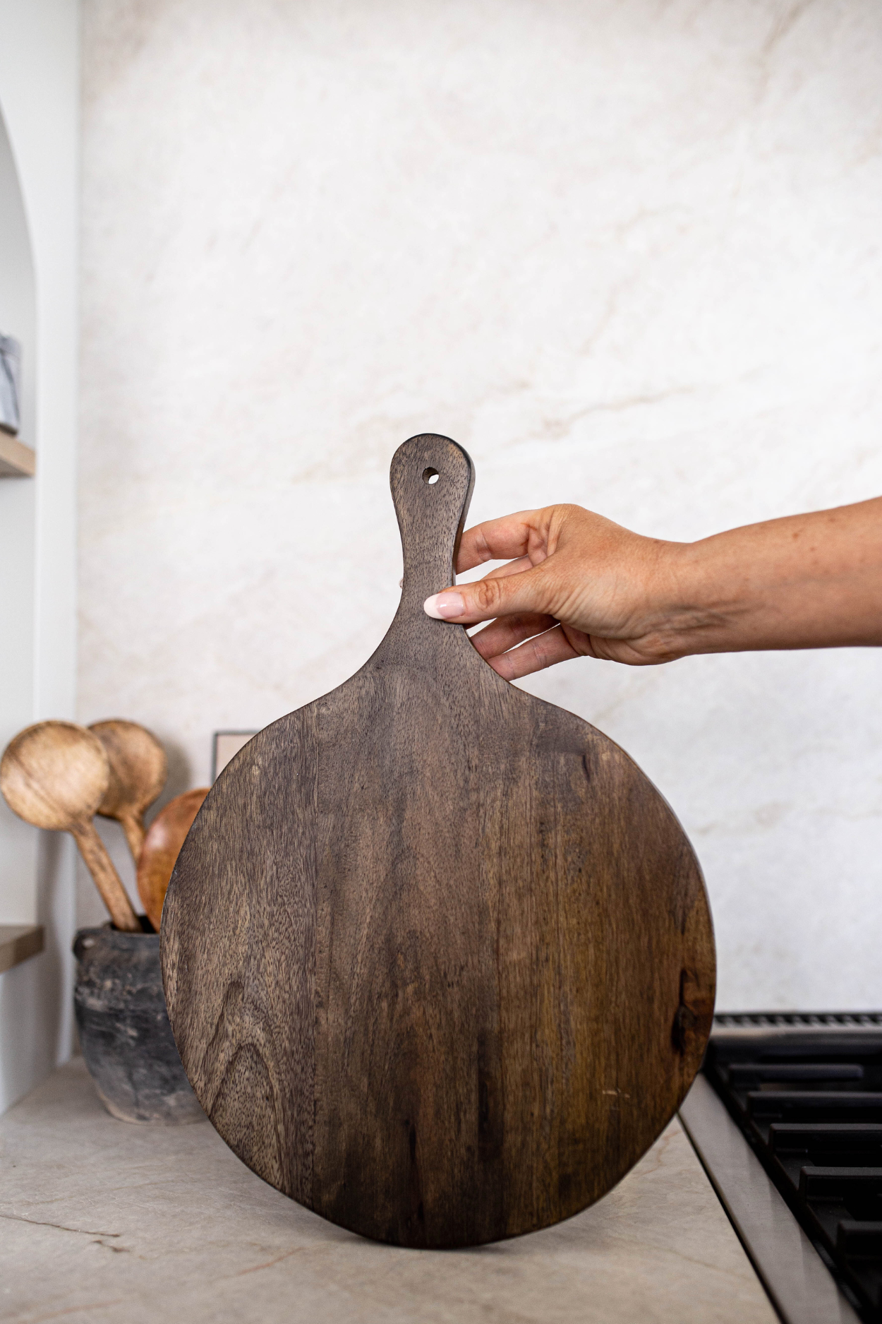 Natural Wood Platter | Rustic Serving and Kitchen Décor