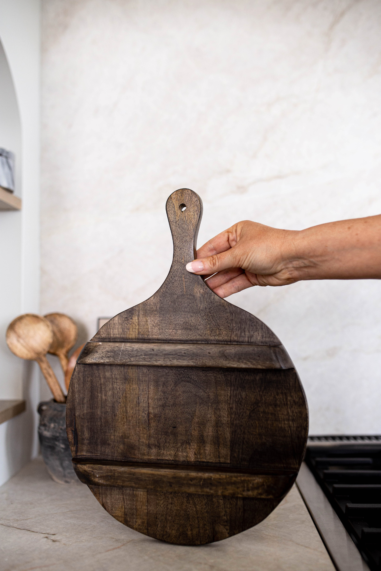 Natural Wood Platter | Rustic Serving and Kitchen Décor