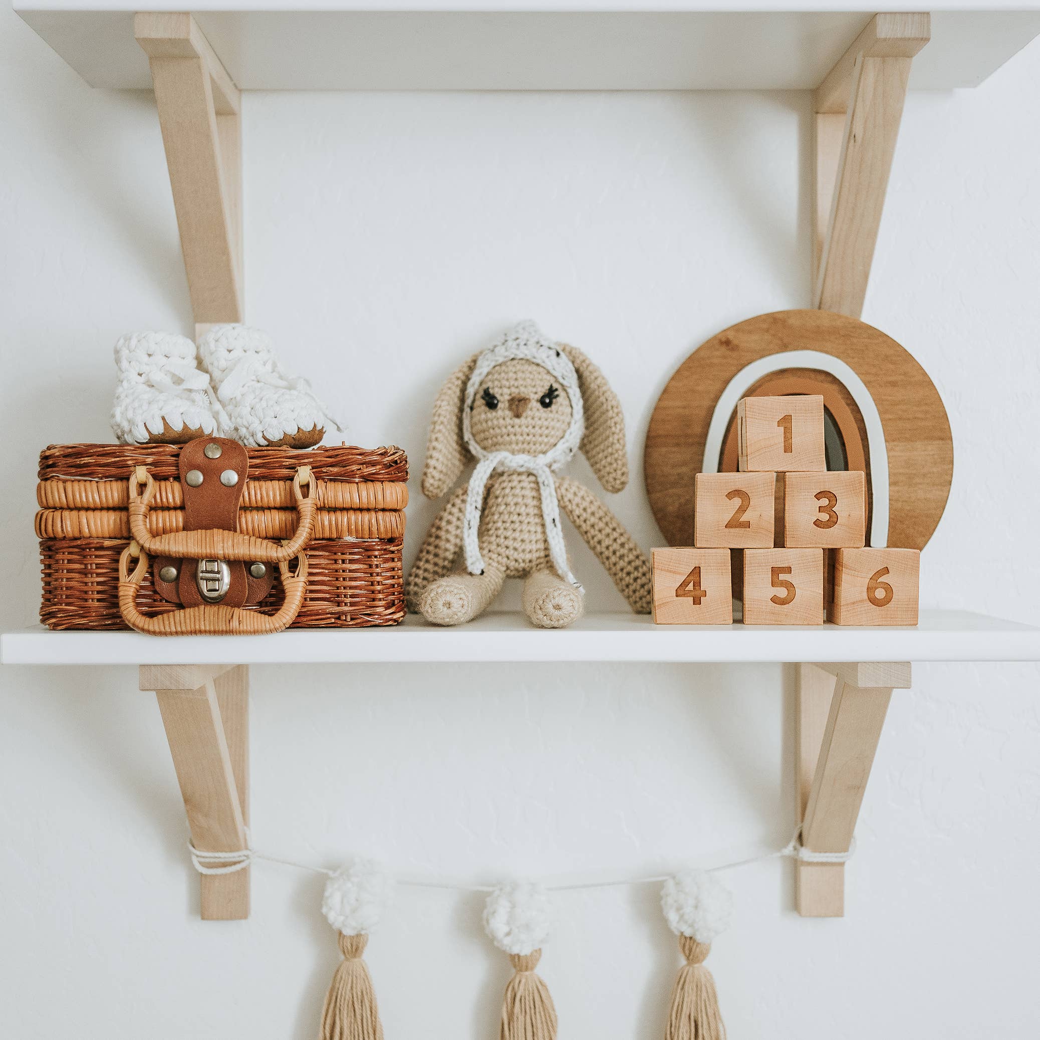 Alphabet & Number Wooden Block Set – Learning Looks Good on You