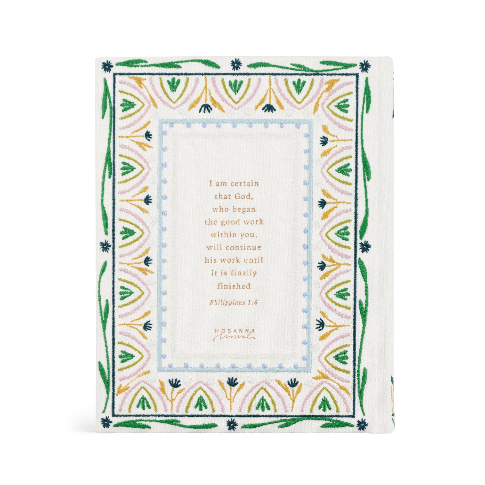 Hosanna Revival NLT Notetaking Bible | Embroidered Floral Design