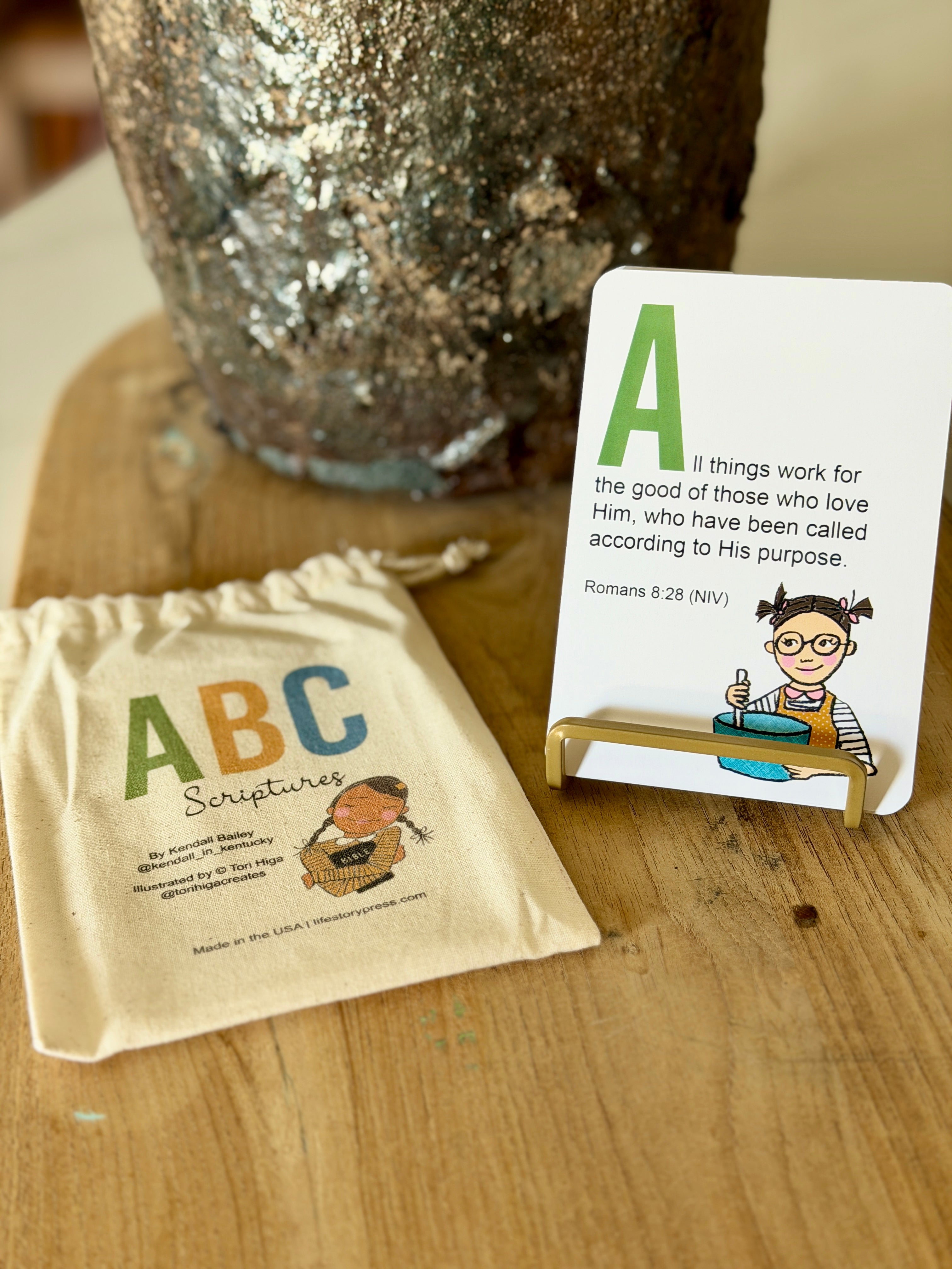 ABC Scripture Cards for Kids – Bible Verse Flashcards (Christian Learning Set)