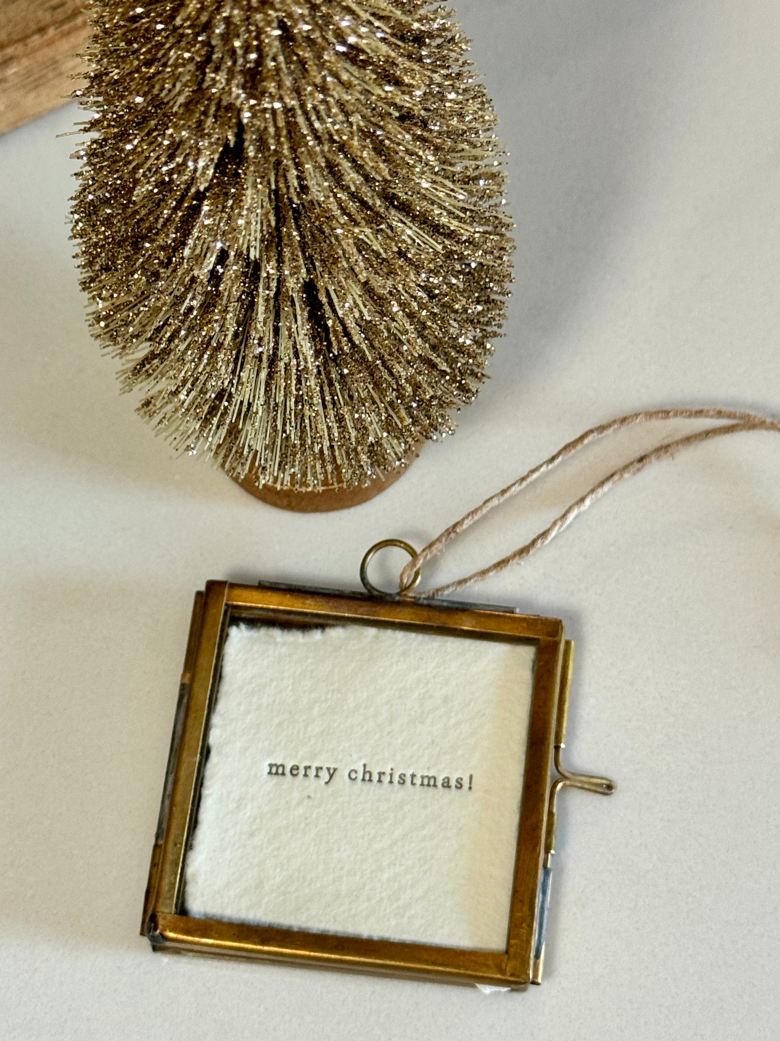 Everyday Mini Hanging Frames | Vintage Brass Ornament Frames