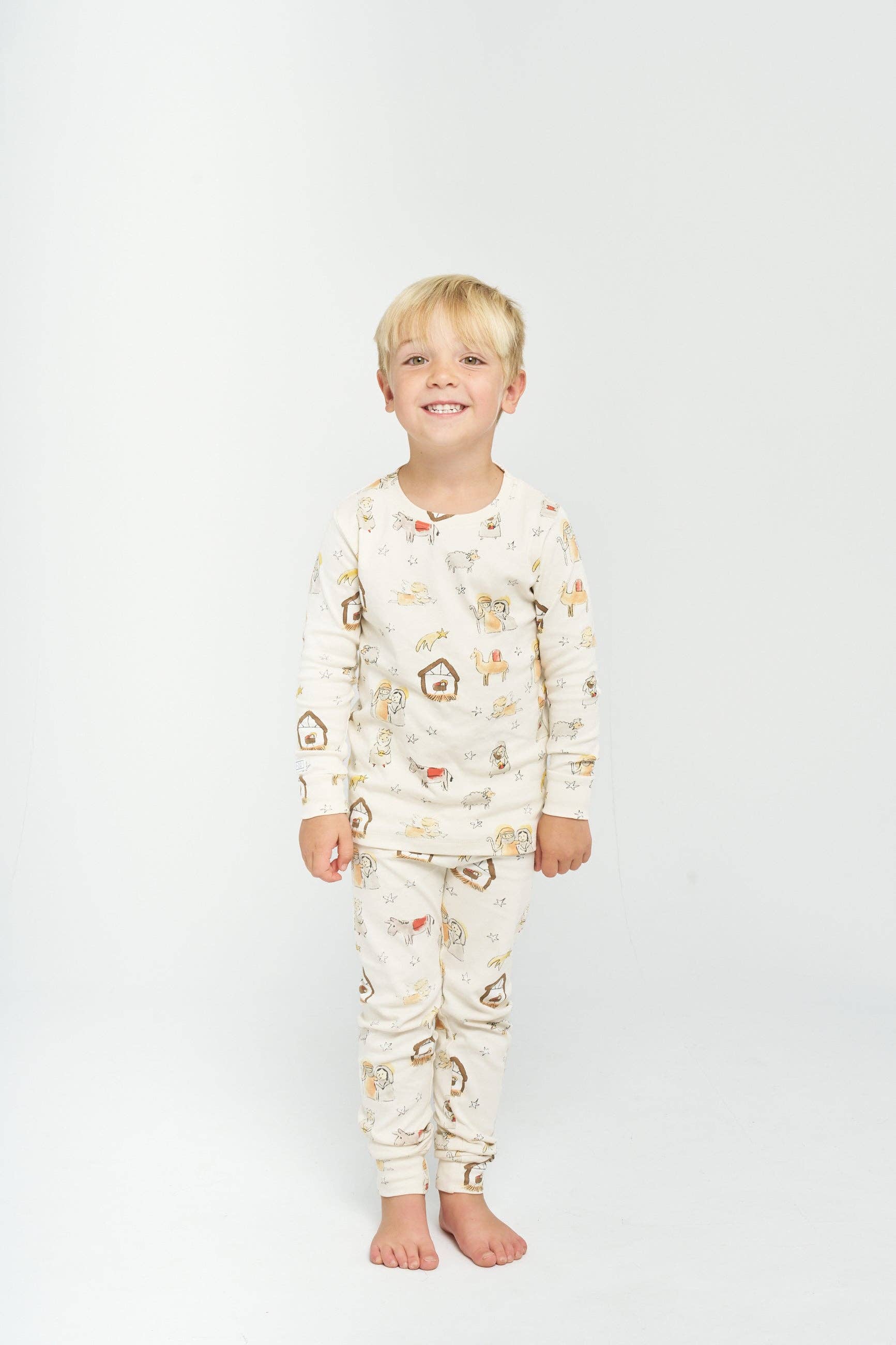 Away in a Manger 2-Piece Pajama Set Size 2T