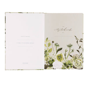 This notebook features the Lenten Rose paired with beautiful white garden roses and hydrangeas. Regardless of what you have walked through may the resilient nature of these flowers fill your heart with hope that your Heavenly Father is always there. Pair with our Lenten Rose Journaling Bible for a beautiful set.&nbsp;

•notebook

•journaling notebook

•hardcover